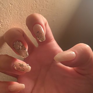 イニシャル 英字 手書きのネイルデザイン ネイルブック