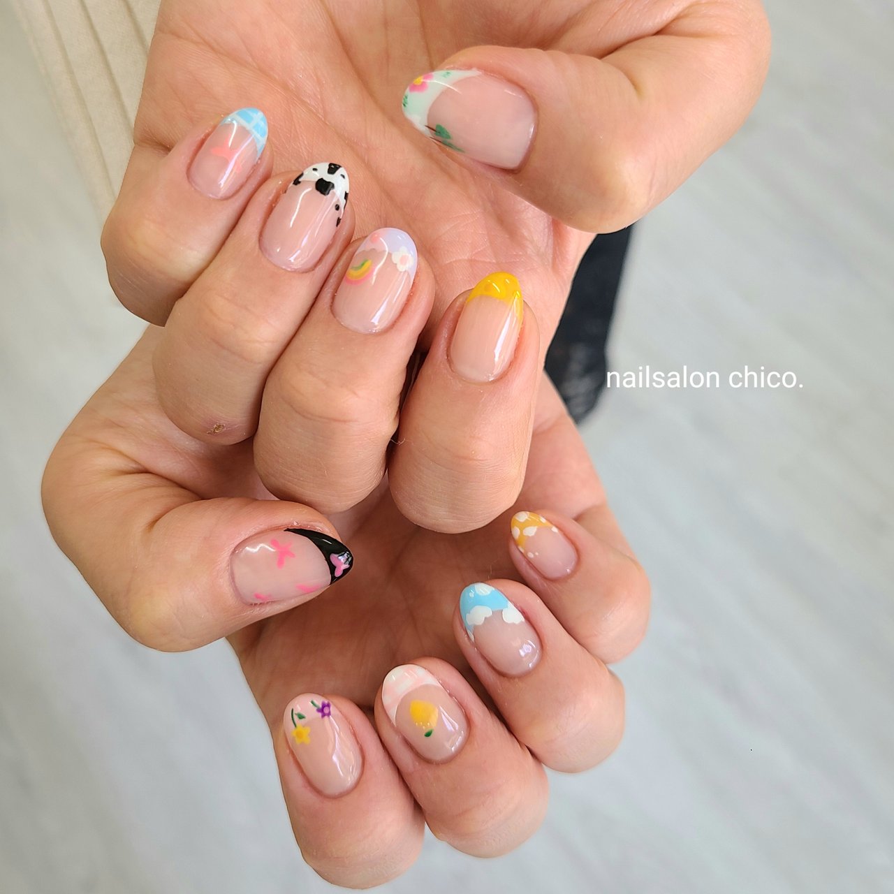 オールシーズン 旅行 デート 女子会 ハンド Nail Salon Chicoのネイルデザイン No ネイルブック