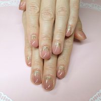 根本ラメラインのネイルデザイン ネイルブック