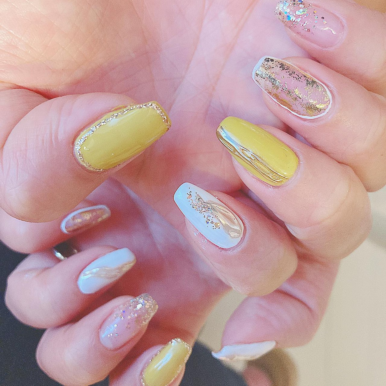 春 夏 成人式 ブライダル ハンド Nanako Naguraのネイルデザイン No ネイルブック