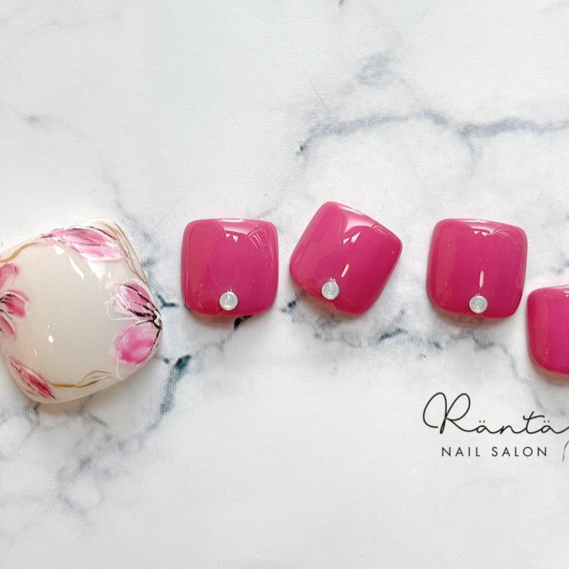 春 夏 オールシーズン ブライダル フット Hiroko Nailsalon Ranta 二子玉川のネイルデザイン No ネイル ブック