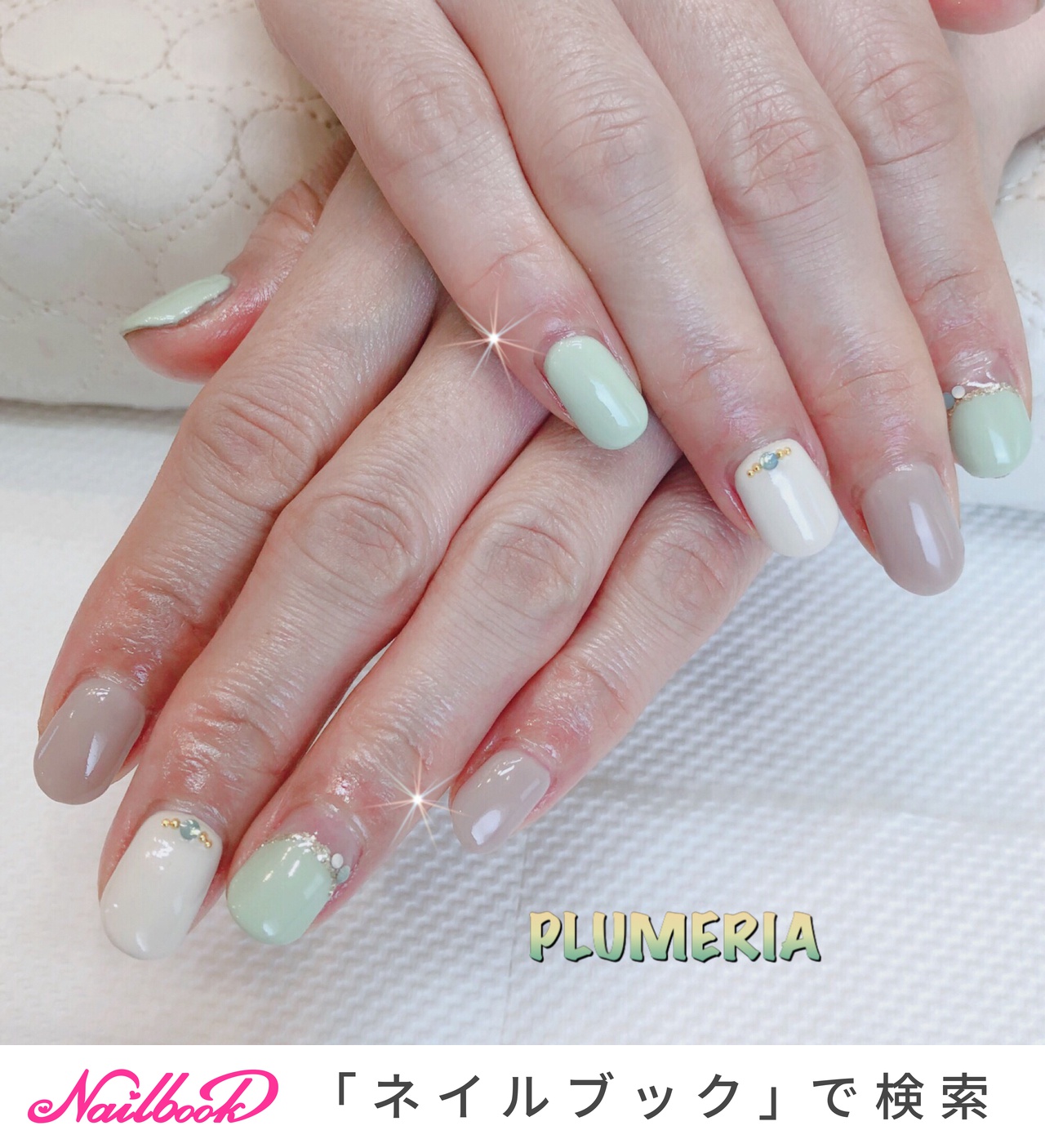 春 旅行 デート 女子会 ハンド Plumeria 隠れ家サロンプルメリア のネイルデザイン No ネイルブック