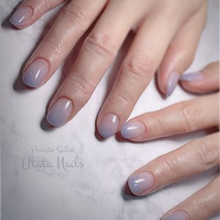 ラベンダーグレージュのネイルデザイン ネイルブック