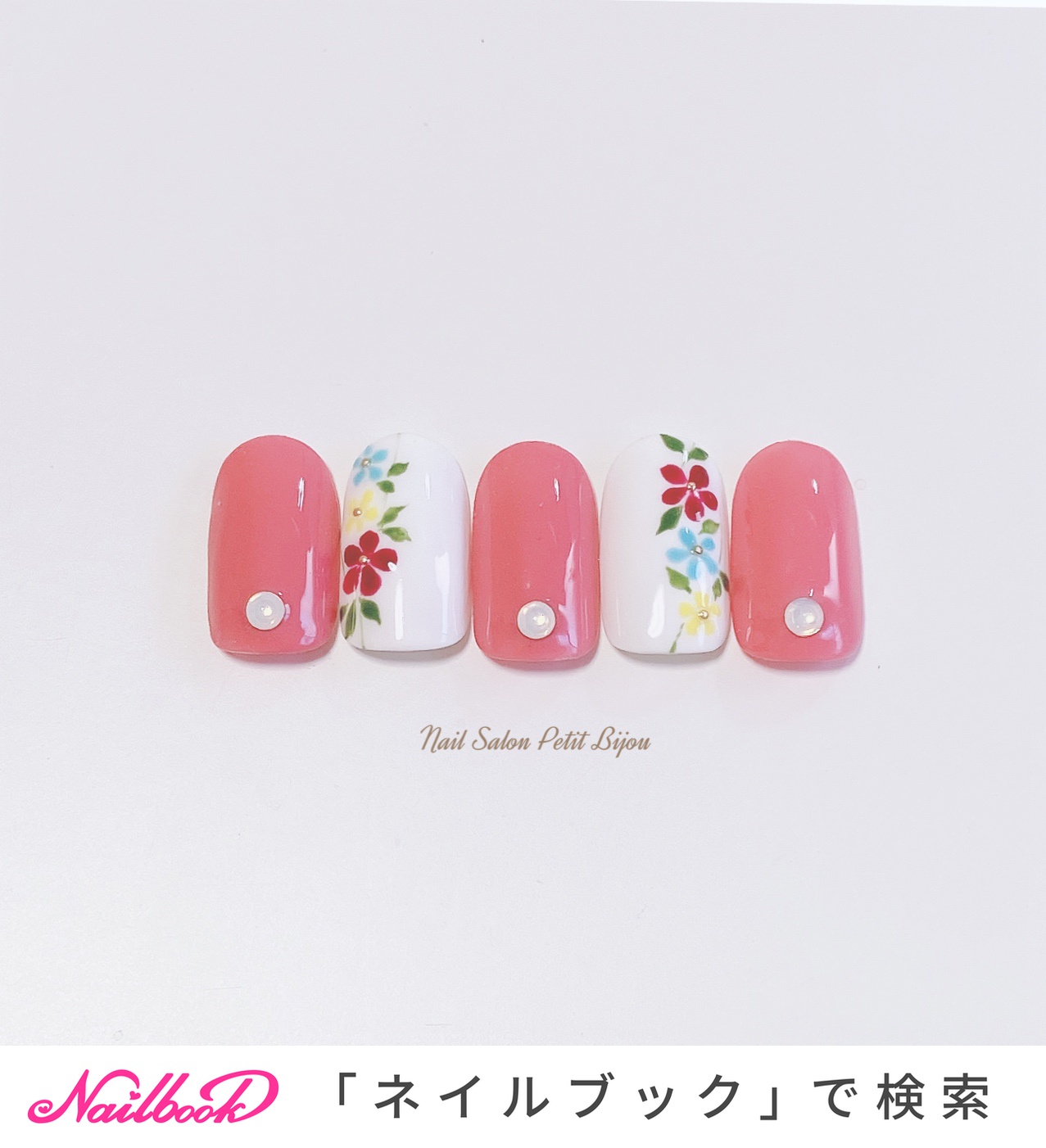 人気順 ハワイ風ネイルのネイルデザイン ネイルブック