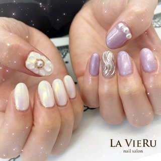 Agehaキャンディーパウダーのネイルデザイン ネイルブック