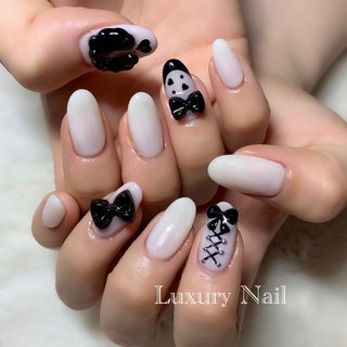 レースアップネイルのネイルデザイン ネイルブック