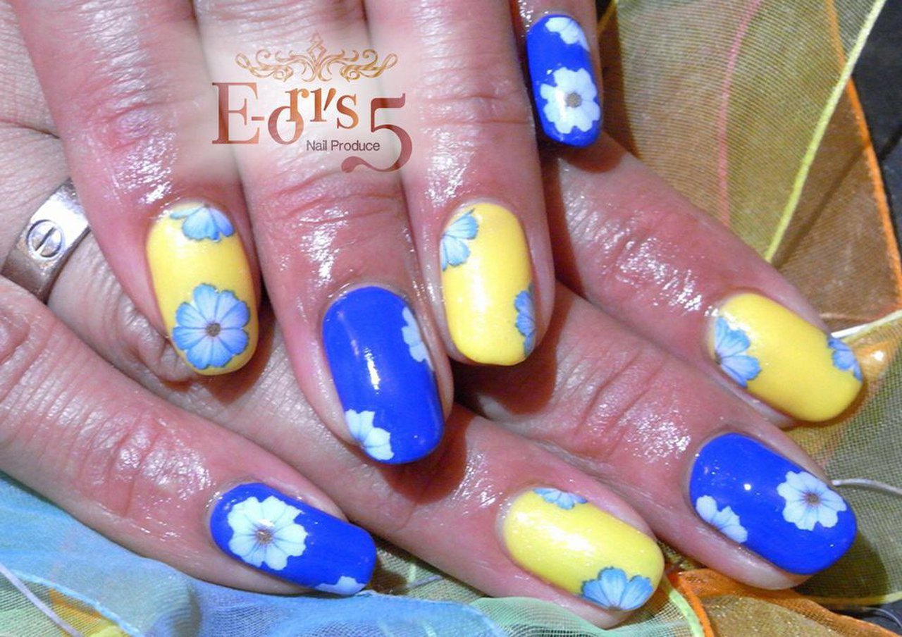 春 夏 浴衣 女子会 ハンド E 5 N Pのネイルデザイン No ネイルブック