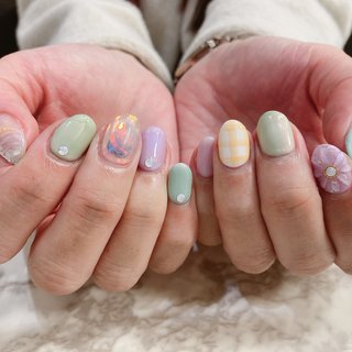 ソフトクリームのネイルデザイン ネイルブック