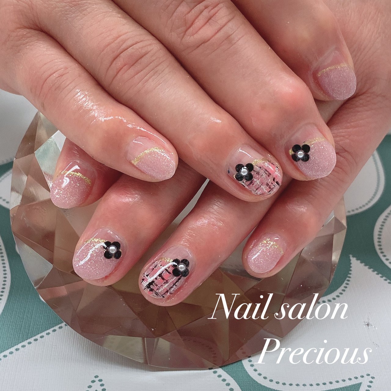 オールシーズン パーティー デート 女子会 ハンド ネイルサロンpreciousのネイルデザイン No ネイルブック