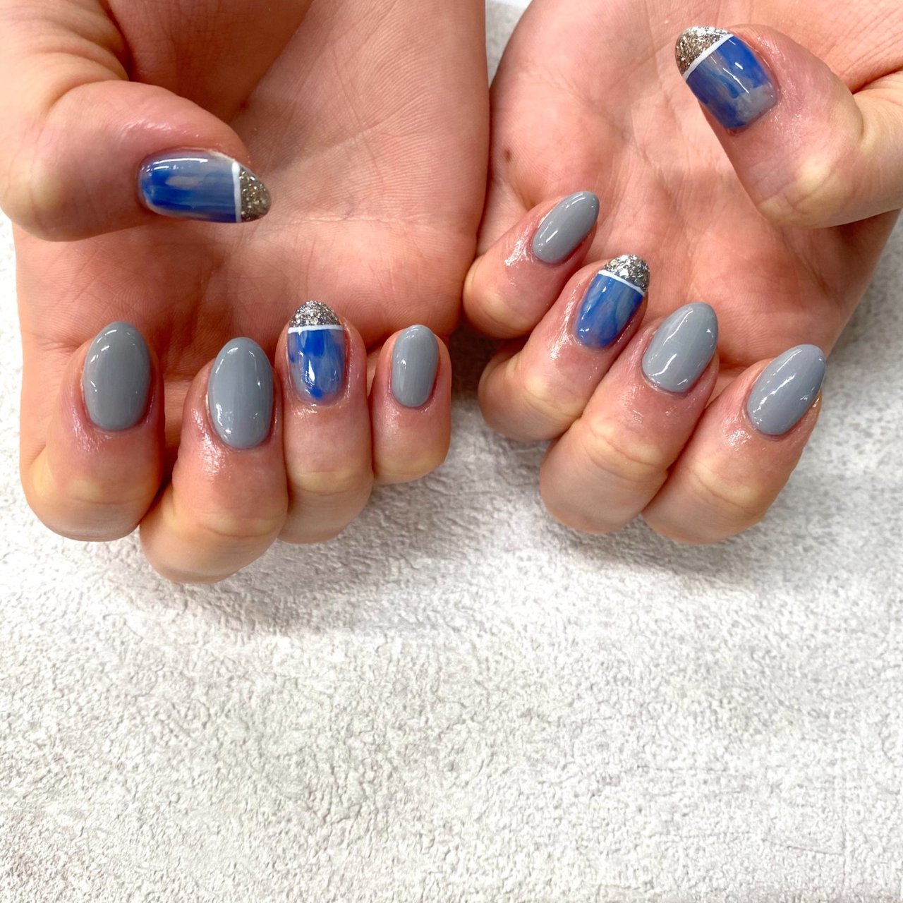 春 夏 ハンド シンプル ラメ a のネイルデザイン No ネイルブック