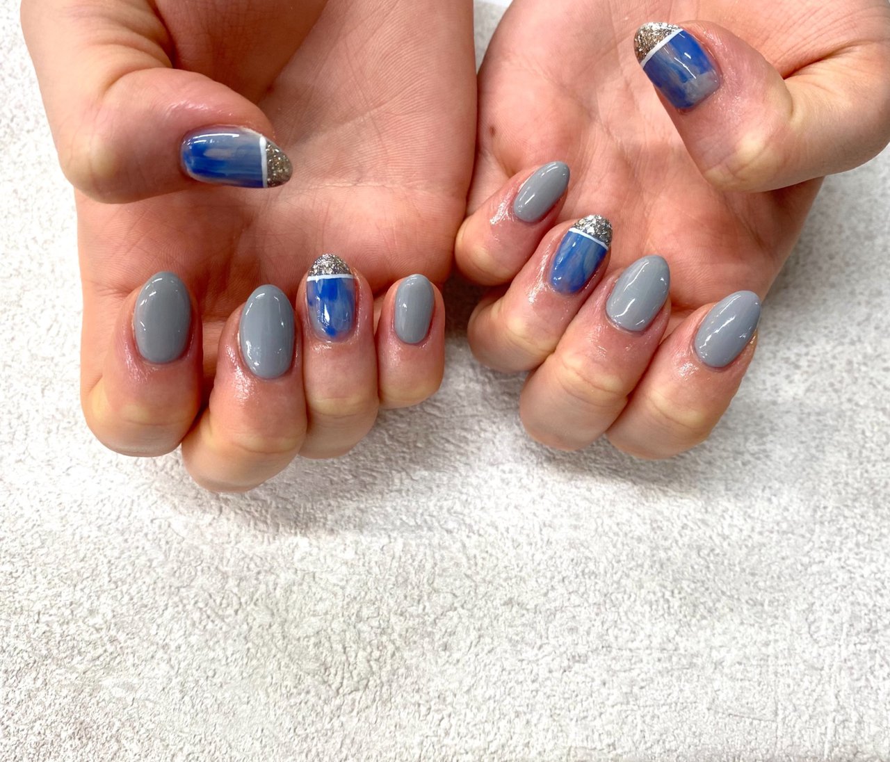 春 夏 ハンド シンプル ラメ a のネイルデザイン No ネイルブック