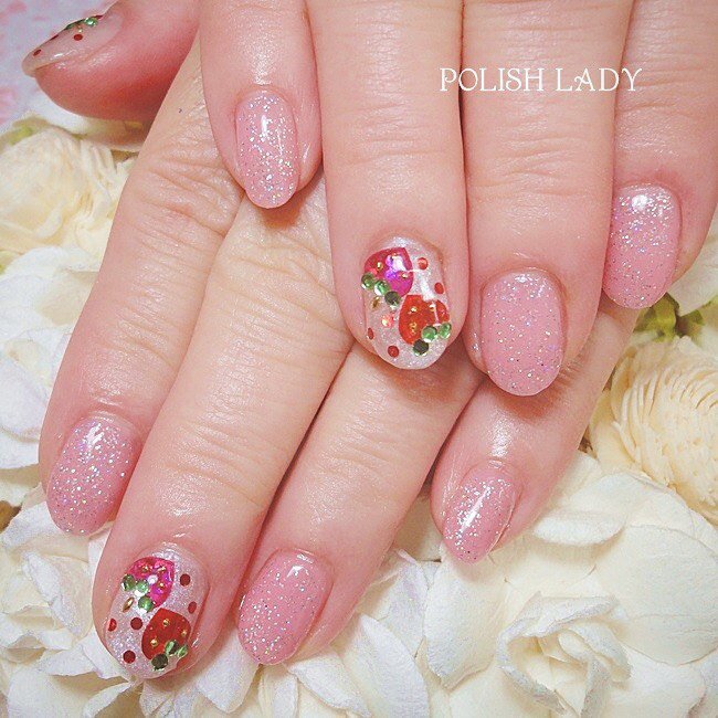 春 デート 女子会 ハンド ホログラム Polishlady ポリッシュレディのネイルデザイン No ネイルブック