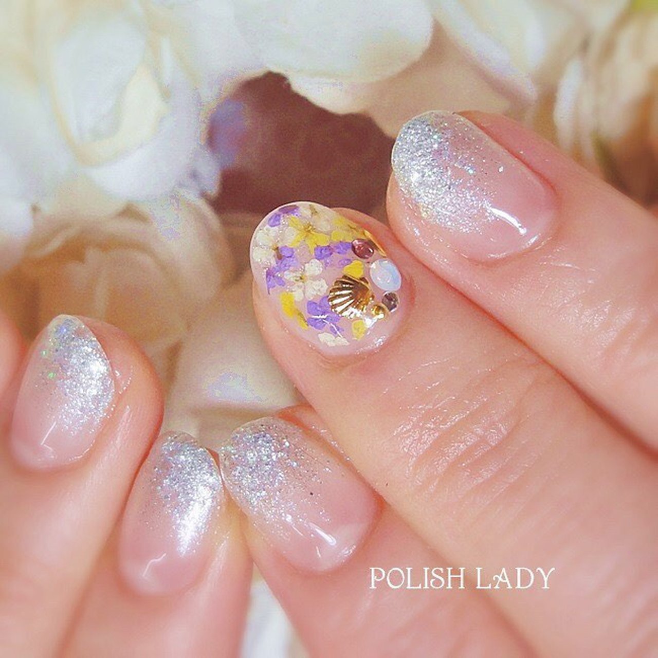 春 夏 入学式 デート ハンド Polishlady ポリッシュレディのネイルデザイン No ネイルブック