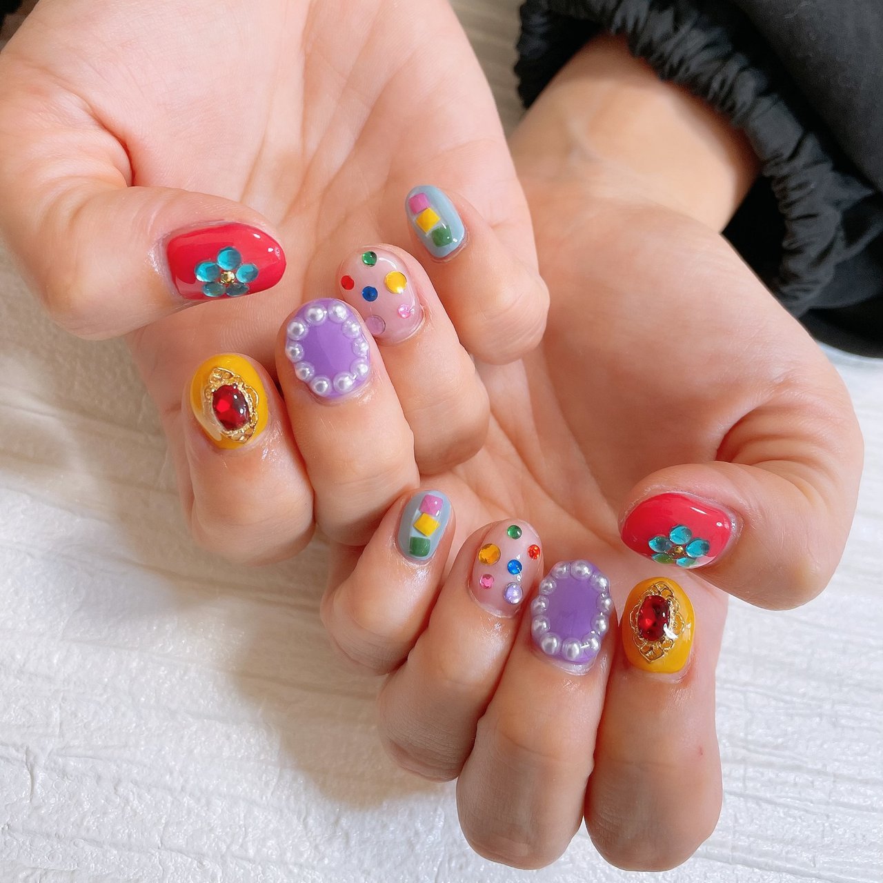 オールシーズン ライブ ハロウィン パーティー ハンド Manaのネイルデザイン No ネイルブック