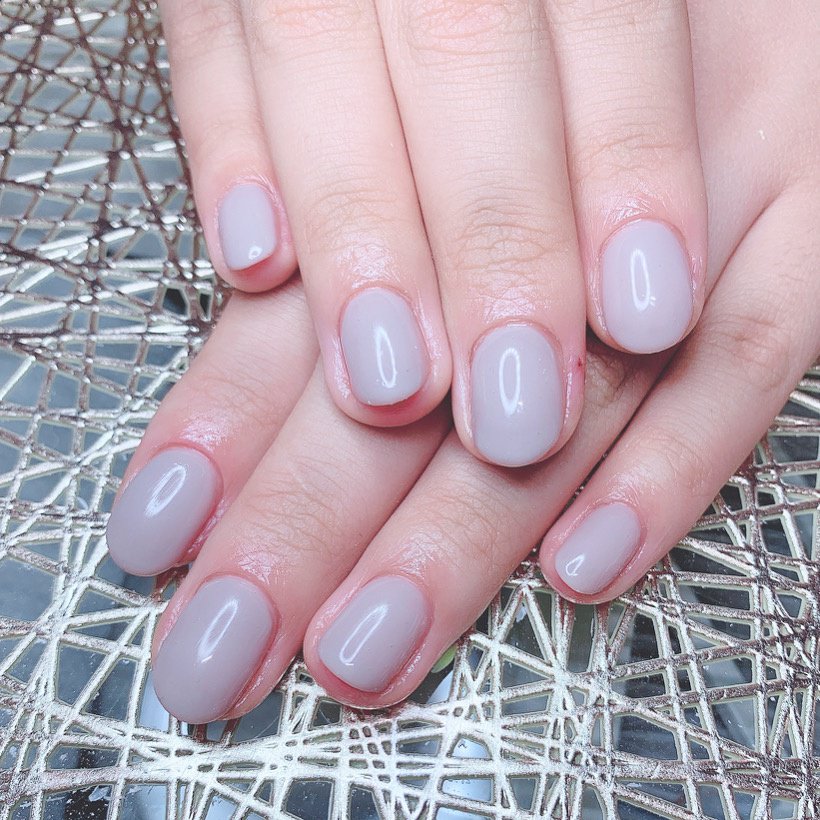 オールシーズン 梅雨 オフィス ハンド ワンカラー Hinatabocco 大野麻由香のネイルデザイン No ネイルブック