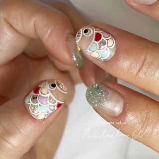 こいのぼりのネイルデザイン ネイルブック