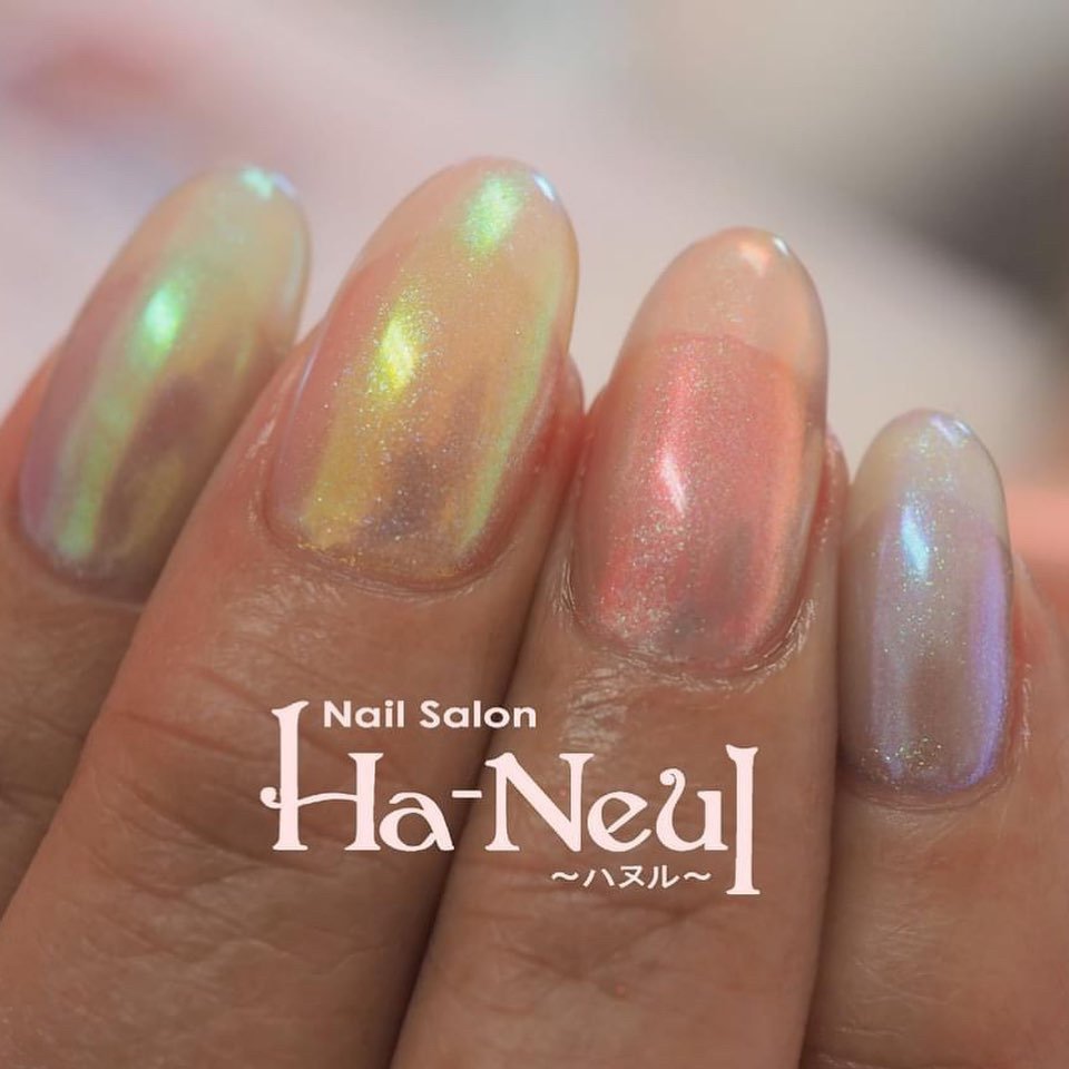 オールシーズン ハンド ミラー ミディアム カラフル Nailsalon Ha Neulのネイルデザイン No ネイルブック