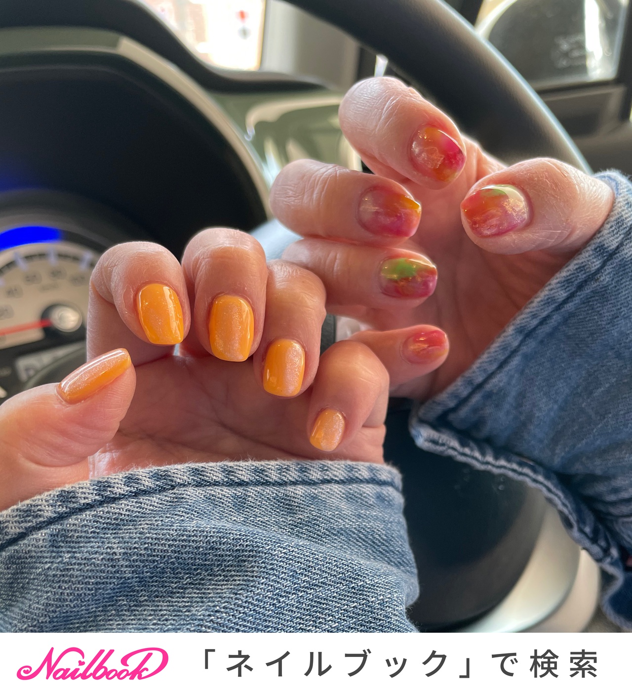 春 夏 派手ネイルのネイルデザイン ネイルブック