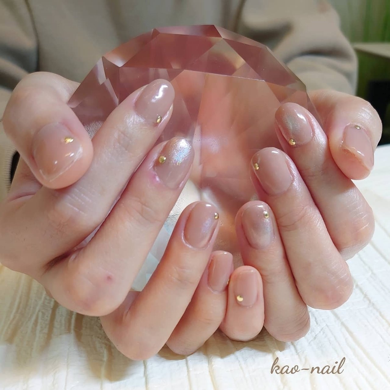 オールシーズン オフィス ハンド シンプル ミラー Kao Nailのネイルデザイン No ネイルブック