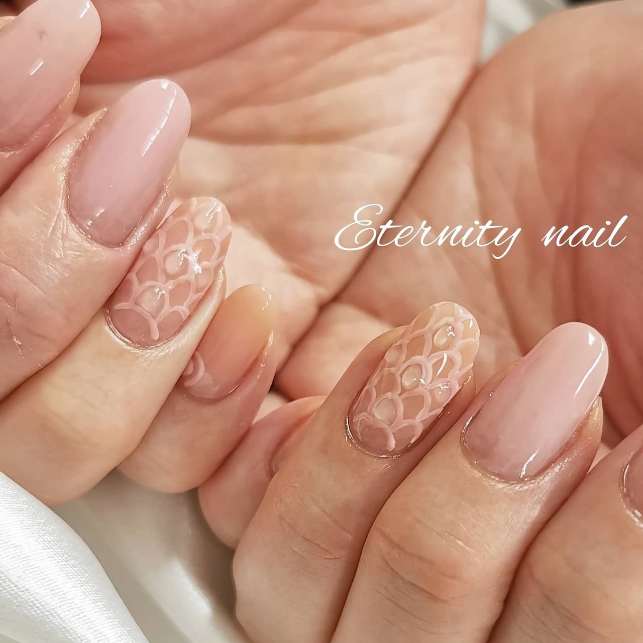 春 オフィス ブライダル デート ハンド Eternitynailのネイルデザイン No ネイルブック