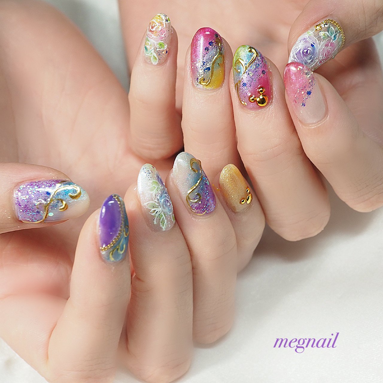 夏 旅行 リゾート 女子会 ハンド Megnailのネイルデザイン No ネイルブック