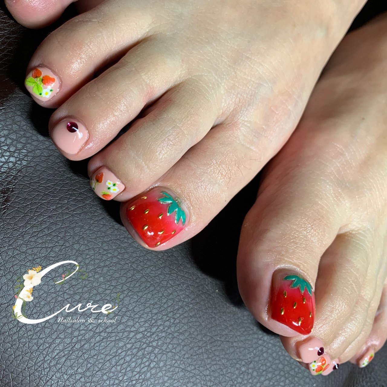 オールシーズン フット 宮崎市 Nailsalon School Cureのネイルデザイン No ネイルブック