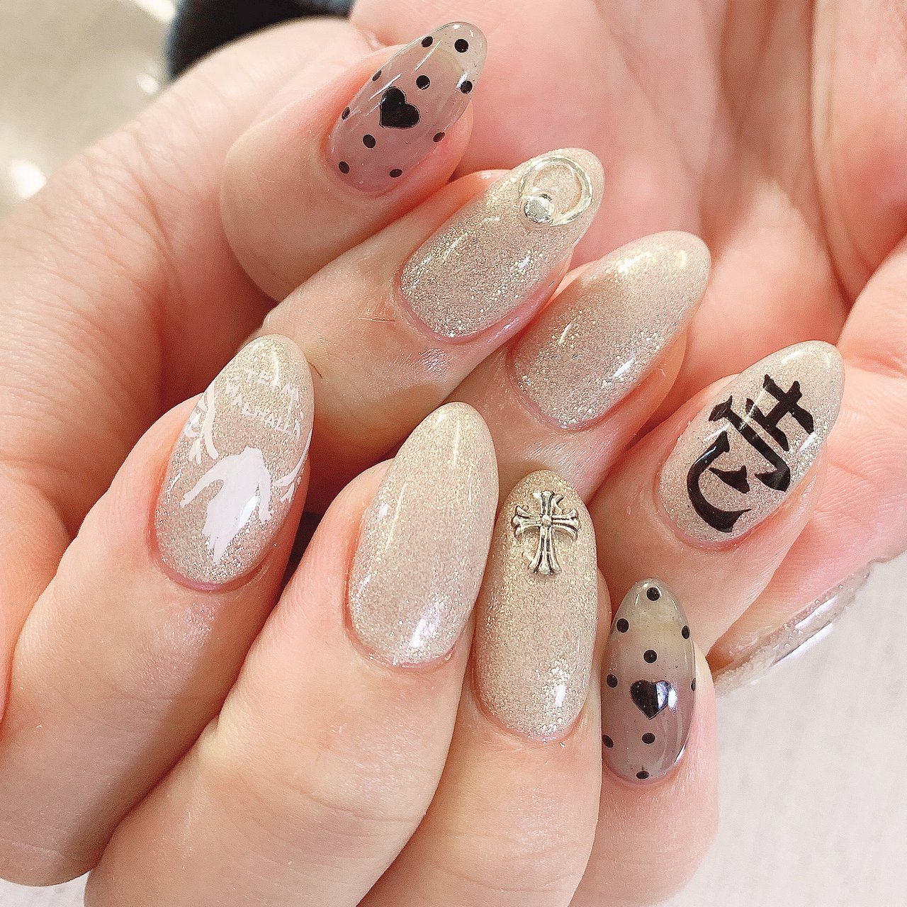 オールシーズン ハンド シンプル 痛ネイル キャラクター Park Nails Jのネイルデザイン No ネイルブック