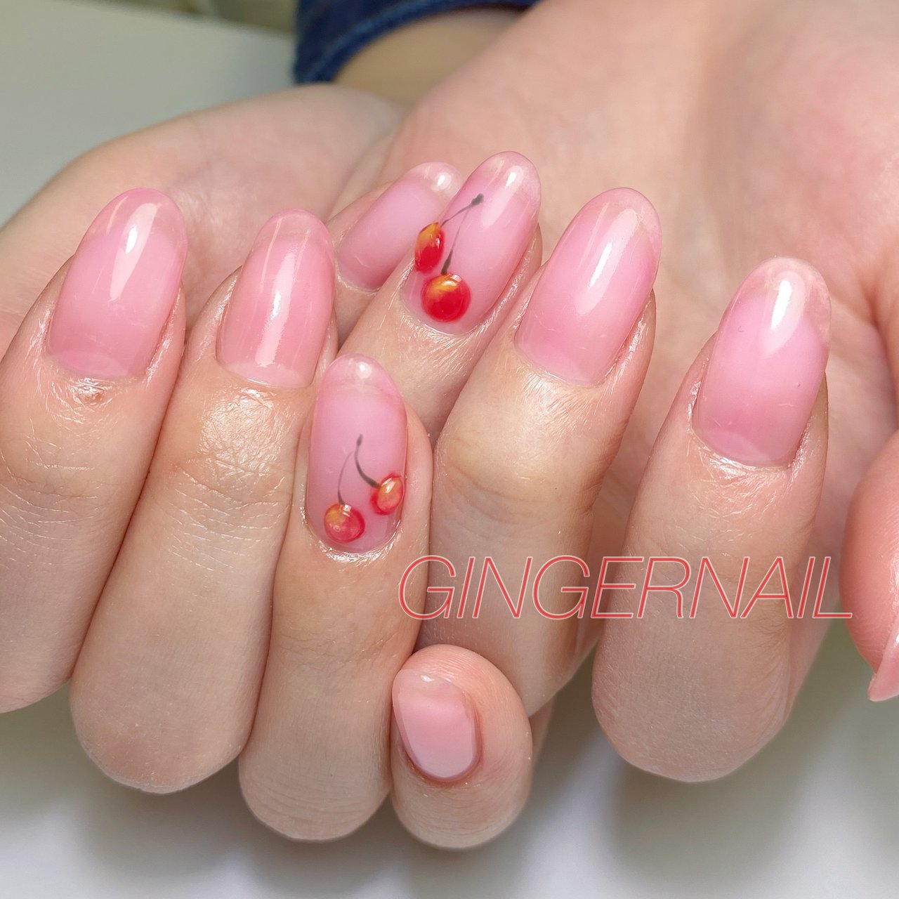 春 夏 オフィス デート ハンド Ginger Nail 代々木 ジンジャーネイルのネイルデザイン No ネイルブック