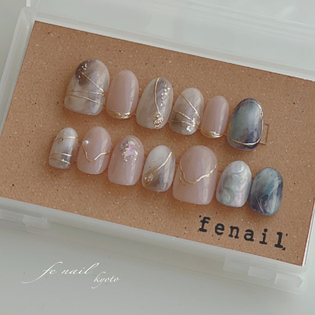 ブライダル デート ハンド シェル ニュアンス Fenailのネイルデザイン No ネイルブック