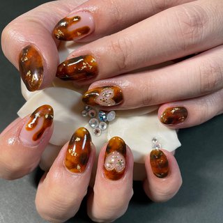ハートくり抜きネイルのネイルデザイン ネイルブック