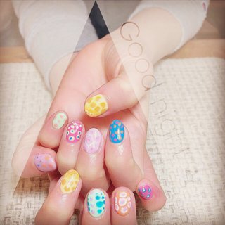 おすすめ順 ヨーヨー柄ネイルのネイルデザイン ネイルブック