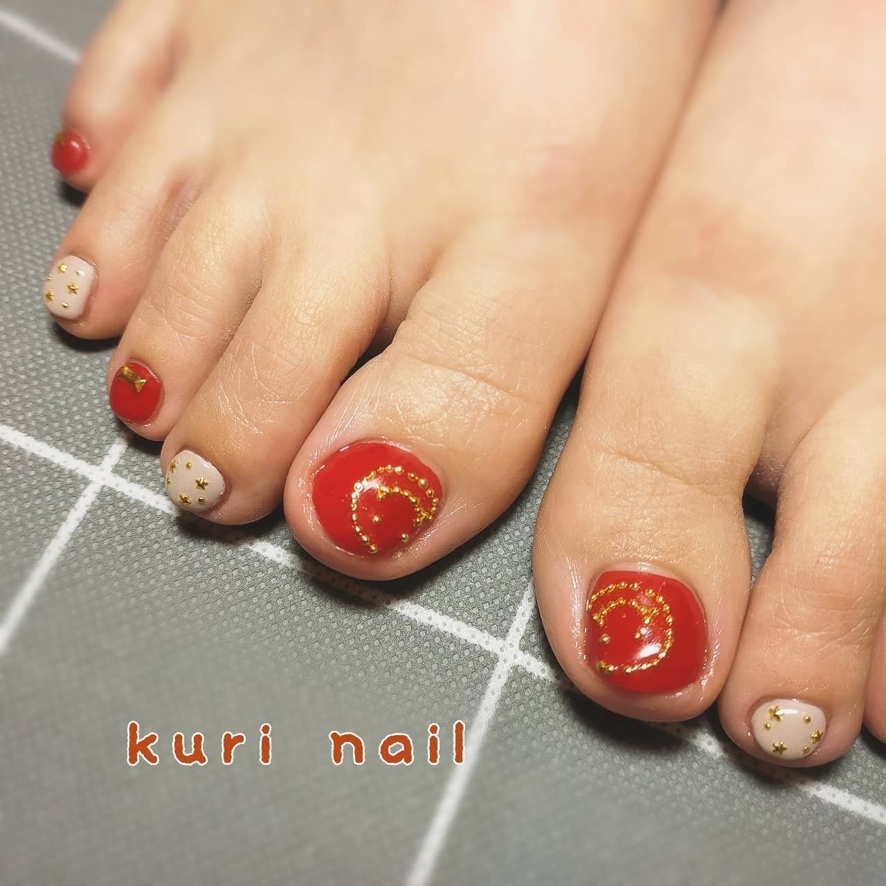 春 夏 オールシーズン フット キャラクター くりのネイルデザイン No ネイルブック