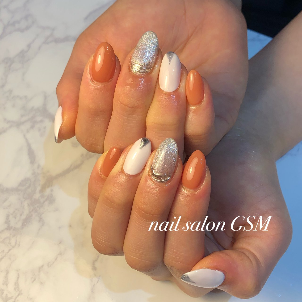 オールシーズン ハンド シンプル ラメ マグネット Nail Salon Gsmのネイルデザイン No ネイルブック