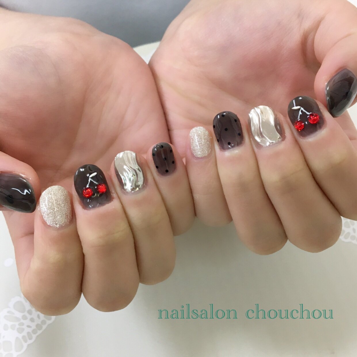 オールシーズン ハンド ラメ ワンカラー フルーツ Ryoko Oのネイルデザイン No ネイルブック