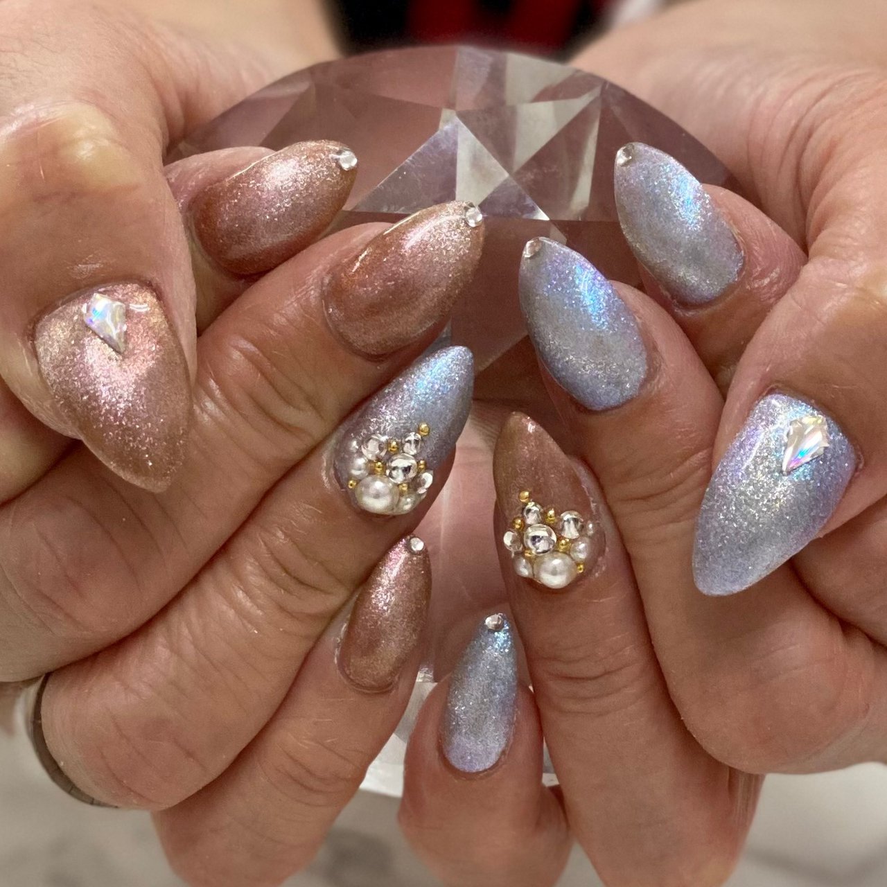 春 夏 海 リゾート ハンド Bravery Rose ブレイブリーローズのネイルデザイン No ネイルブック