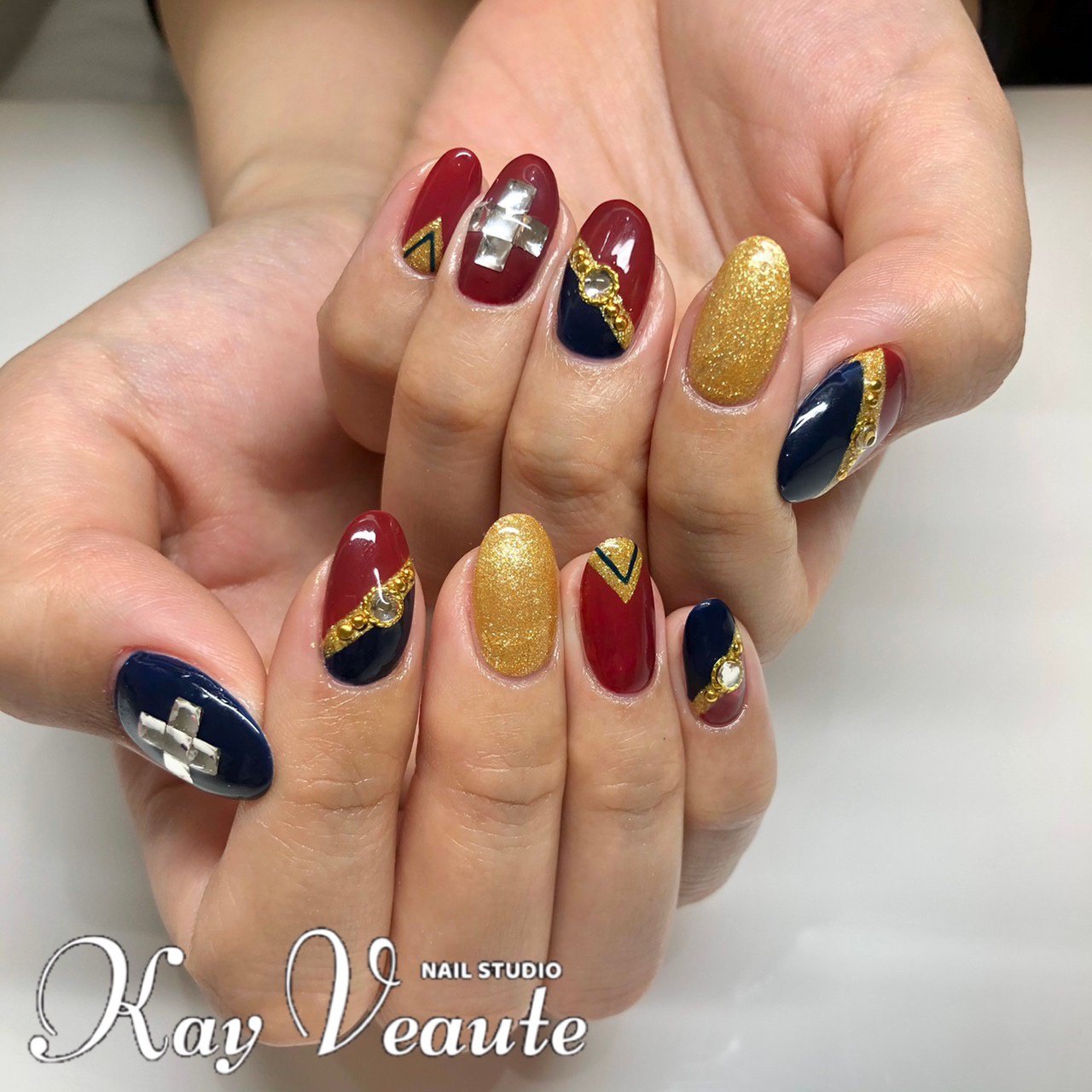 旅行 ライブ ハロウィン パーティー ハンド Nail Studio Kay Veauteのネイルデザイン No ネイルブック