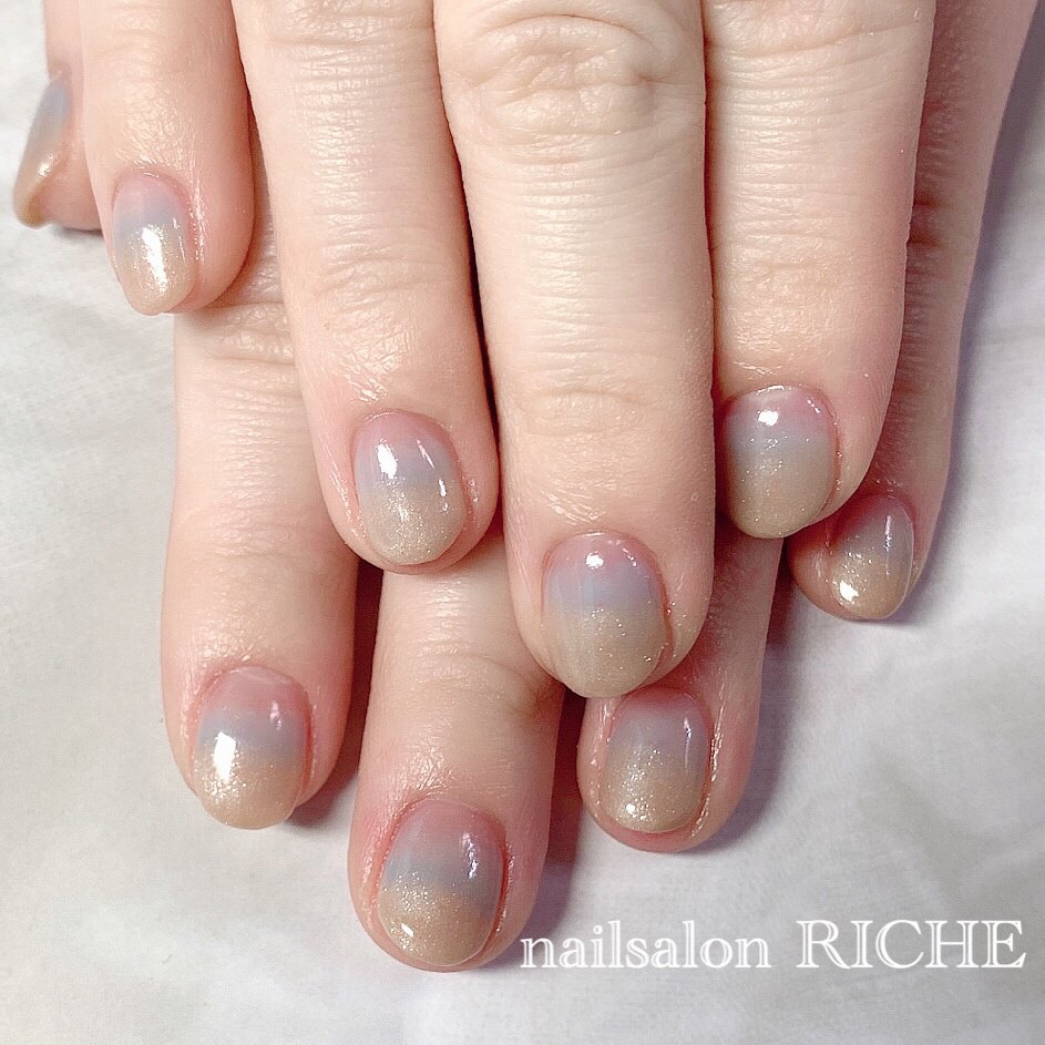 春 夏 オールシーズン 海 ハンド Nailsalon Richeのネイルデザイン No ネイルブック