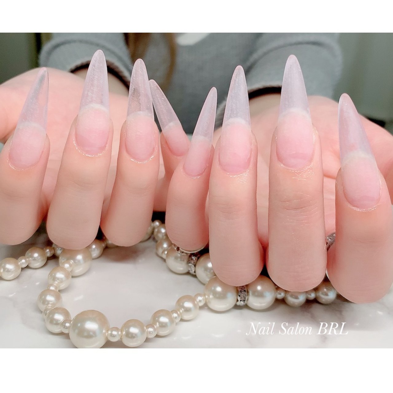 ハンド ロング スカルプチュア お客様 Nail Salon Brl ネイルサロン ベリル のネイルデザイン No ネイルブック