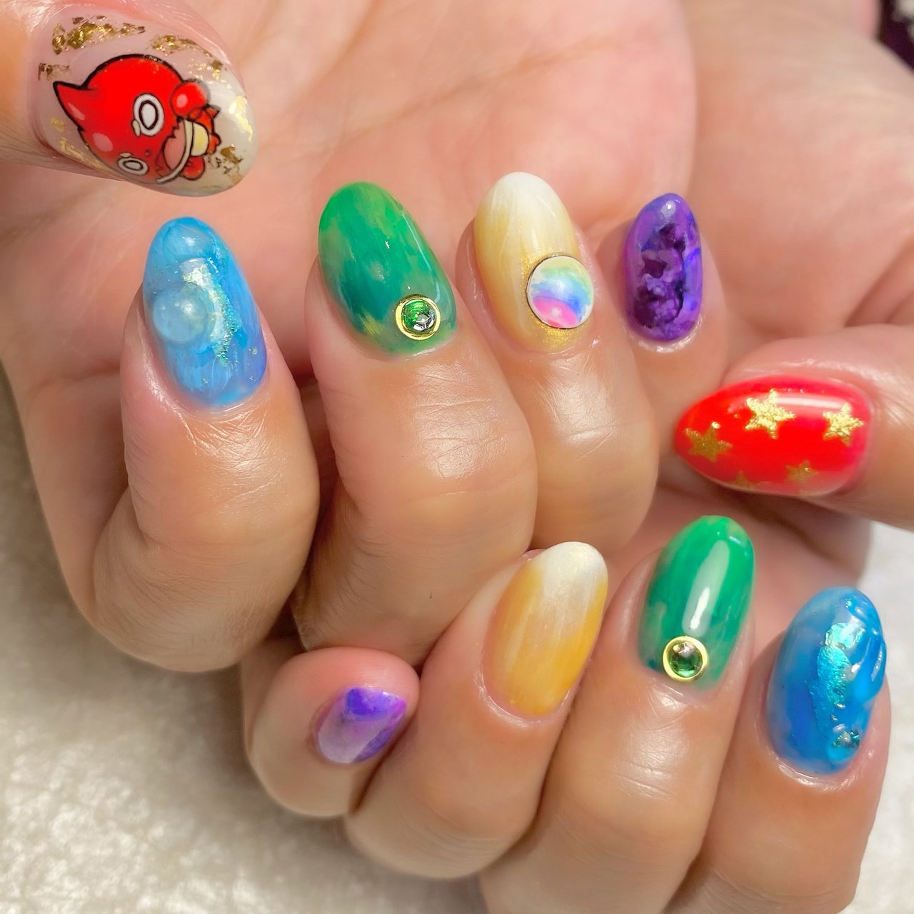 オールシーズン ハンド 痛ネイル ショート ｍｉｍｉｔ ｎａｉｌのネイルデザイン No ネイルブック