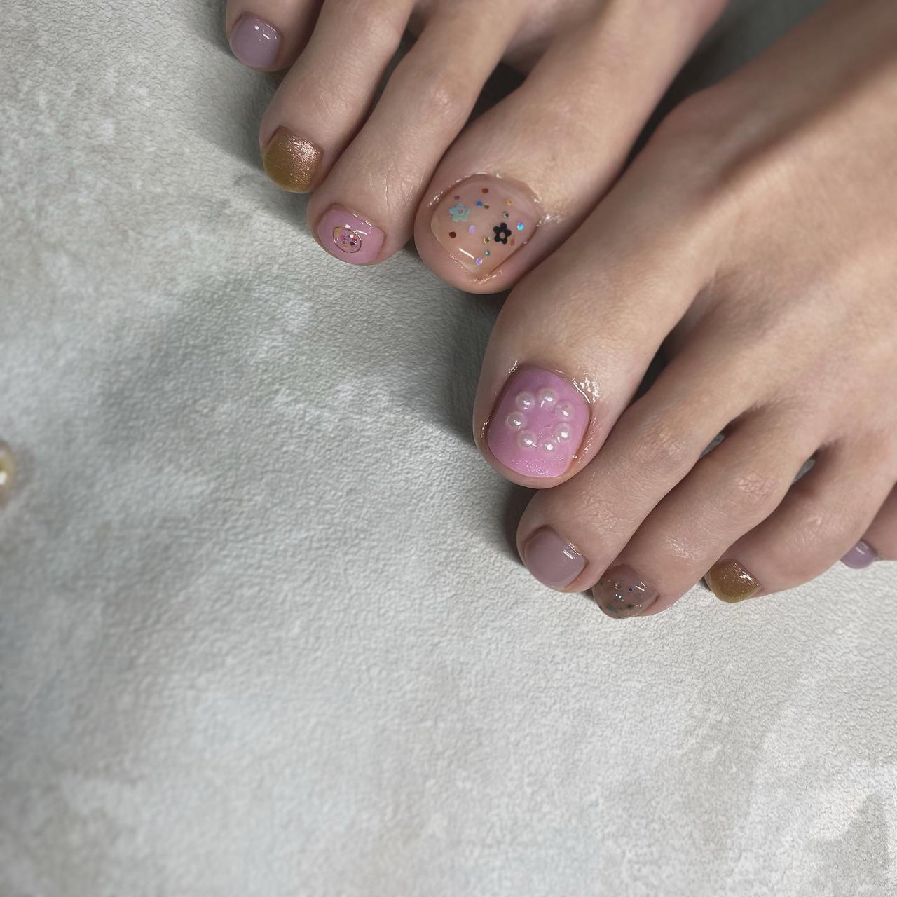 春 夏 フット Smilenail Miyukiのネイルデザイン No ネイルブック