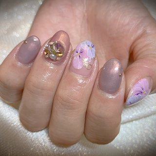 パンジーのネイルデザイン ネイルブック