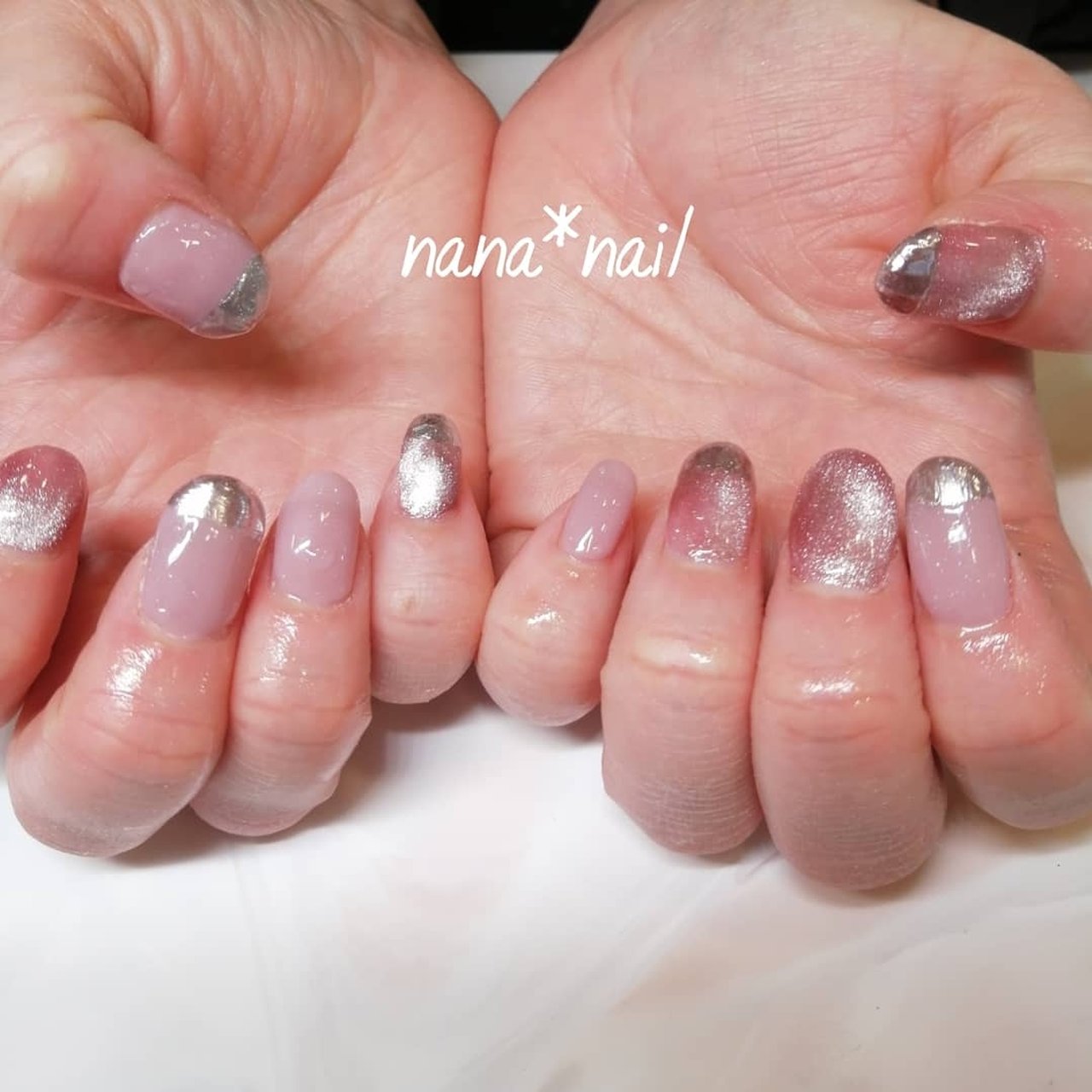 オールシーズン/デート/女子会/ハンド/フレンチ - nana＊nailのネイル  