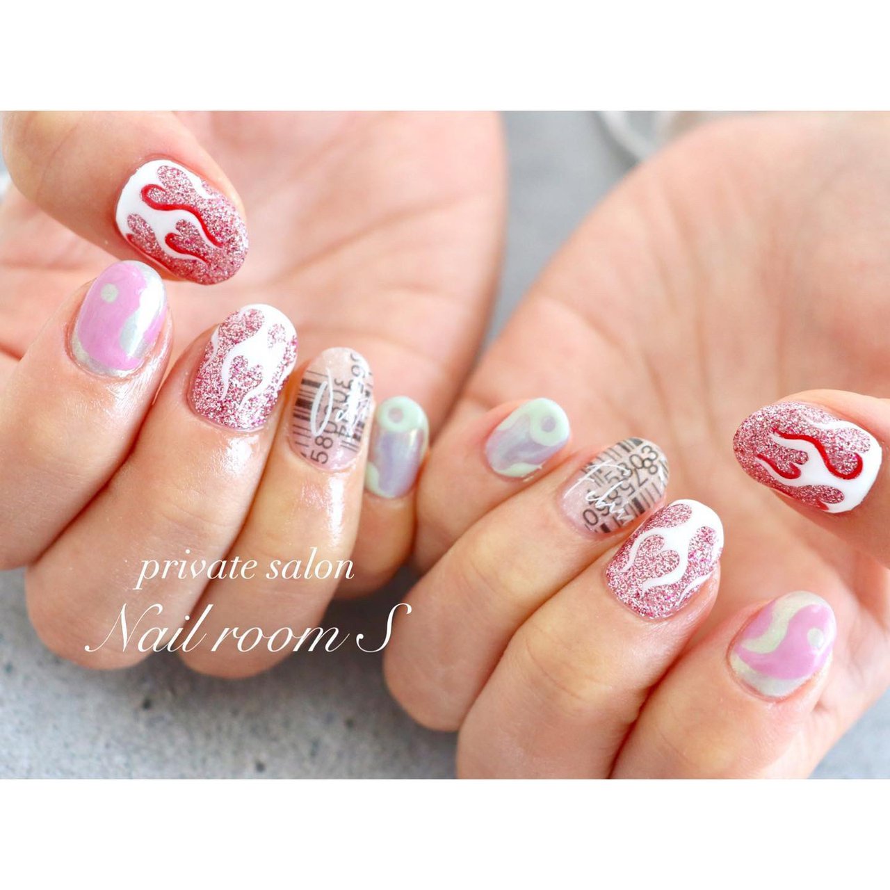 オールシーズン 旅行 海 ライブ ハンド ｎailroom ｓ Shiho Hiratouのネイルデザイン No ネイルブック