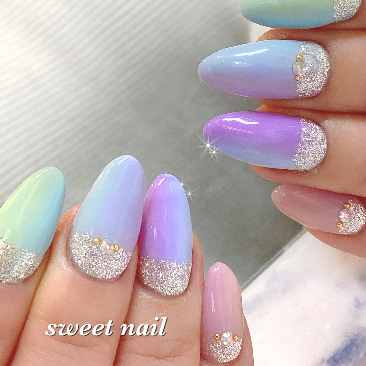 夏 旅行 梅雨 七夕 Sweetネイル スクールのネイルデザイン No ネイルブック