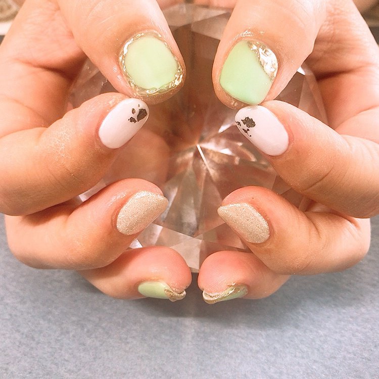 ハンド マット ミラー ジェル お客様 Fulfillのネイルデザイン No ネイルブック