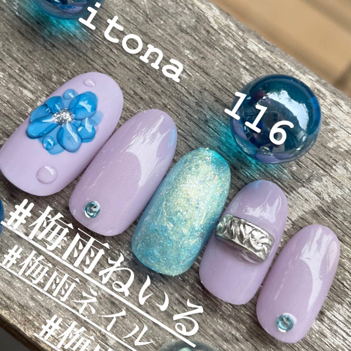 オールシーズン 梅雨 リゾート デート ハンド Itonanail東川口のネイルデザイン No ネイルブック