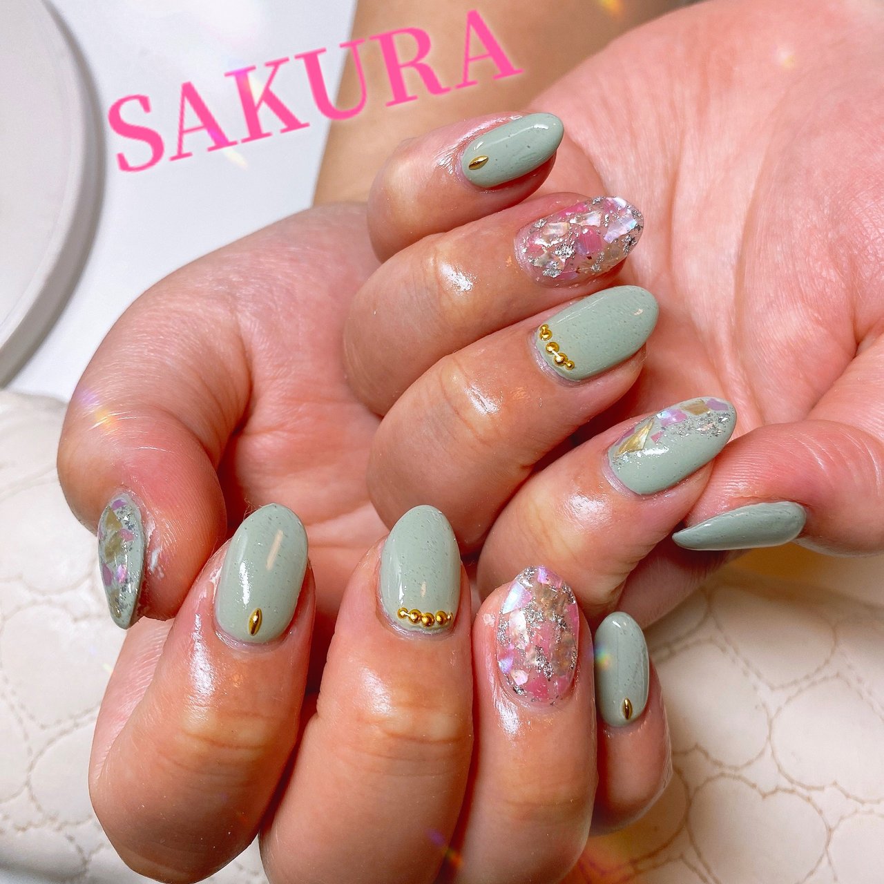 春 夏 デート 女子会 ハンド Nailsalonsakuraのネイルデザイン No ネイルブック