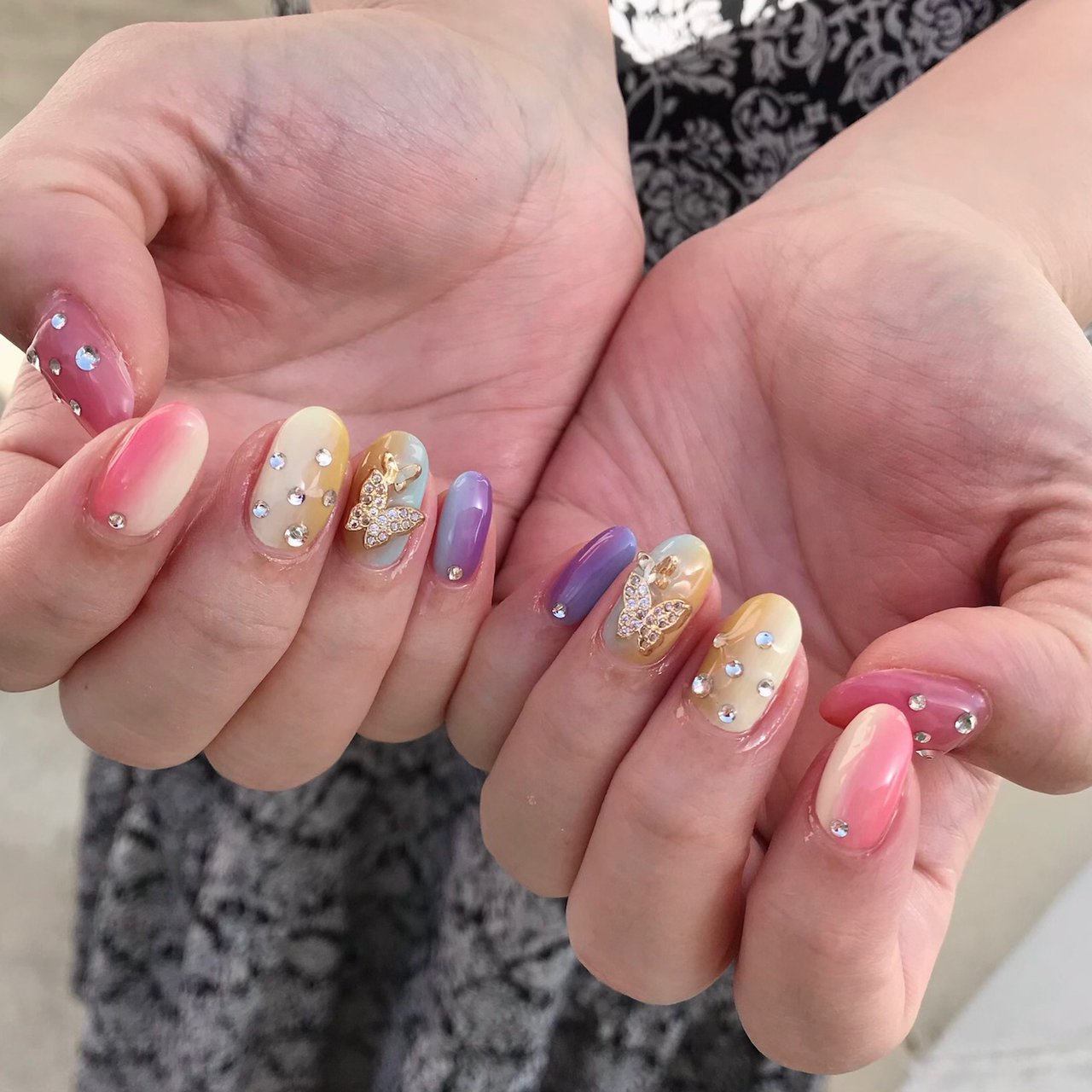 春 夏 旅行 パーティー ハンド Makiのネイルデザイン No ネイルブック