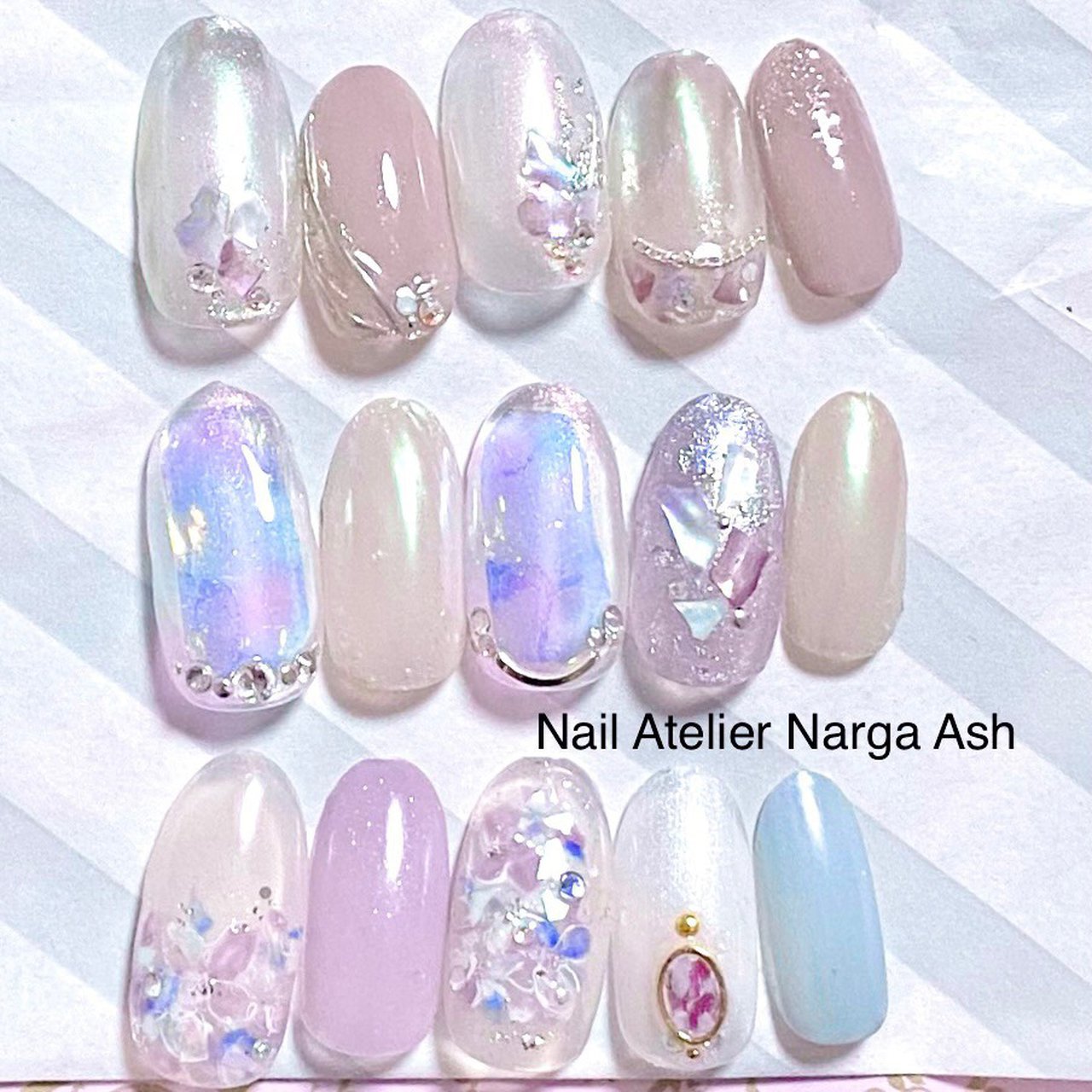 春 夏 パーティー デート ハンド アイザワ Nailateliernargaash のネイルデザイン No ネイルブック