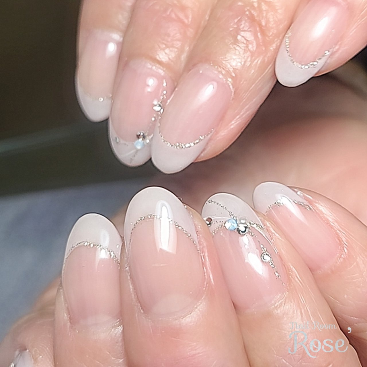 オールシーズン オフィス ブライダル ハンド シンプル 三軒茶屋 Rose のネイルデザイン No ネイルブック